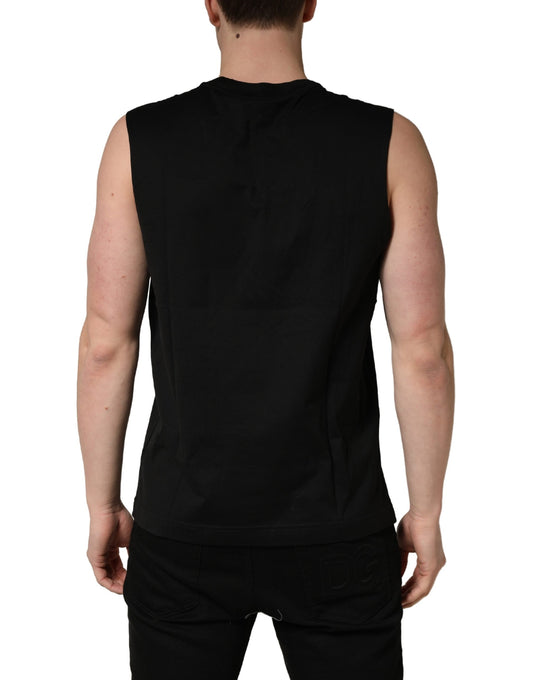 Black tank top on mannequin torso