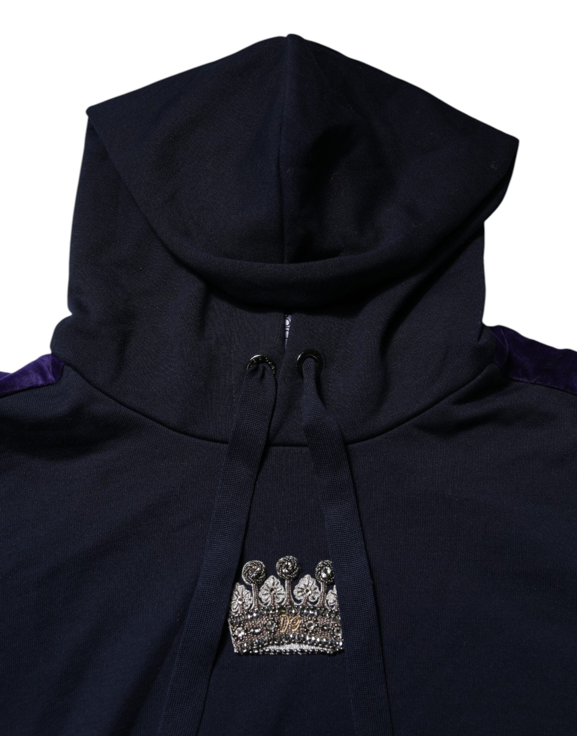 Black hoodie with a crown emblem on the front