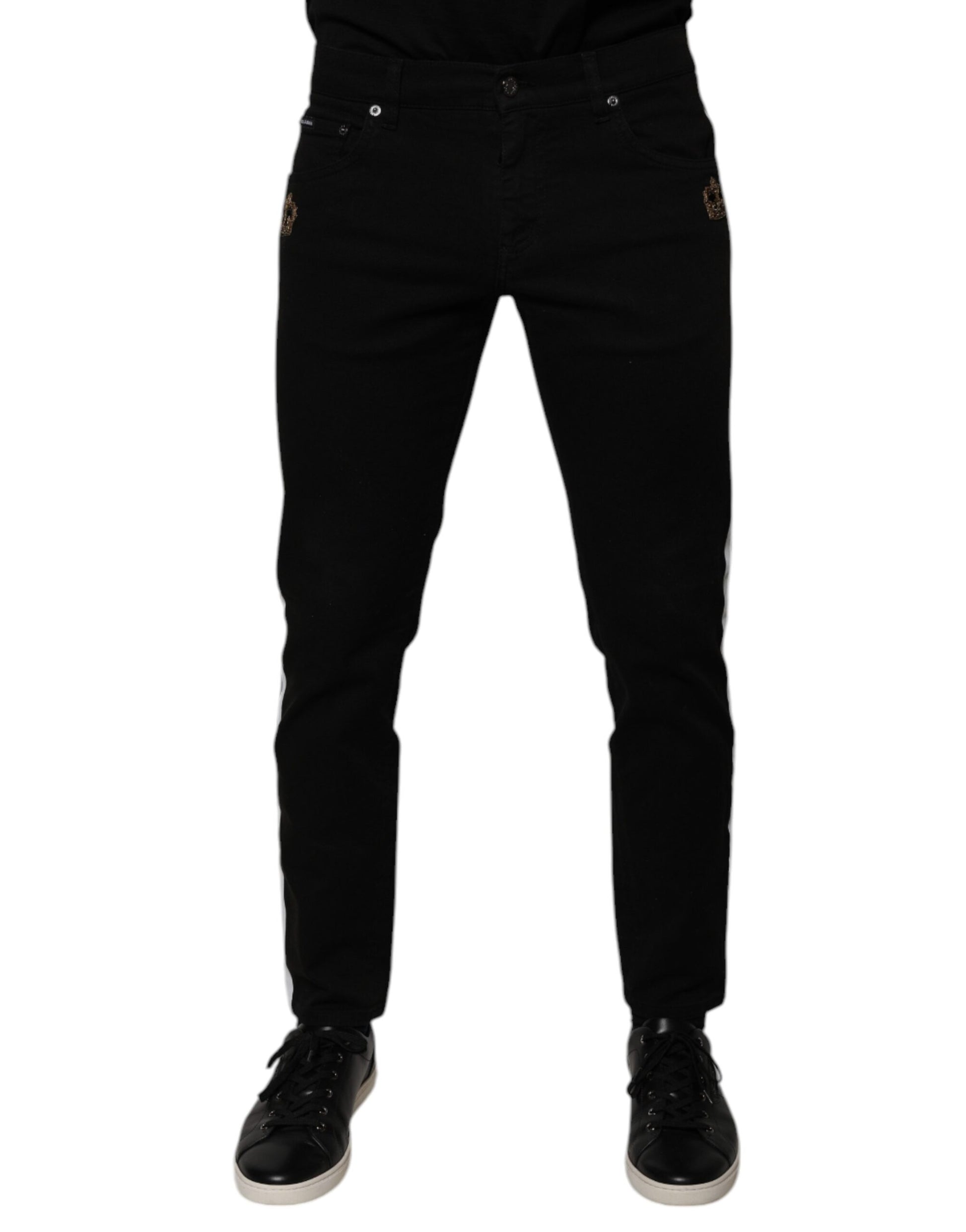 Pair of black jeans on a mannequin