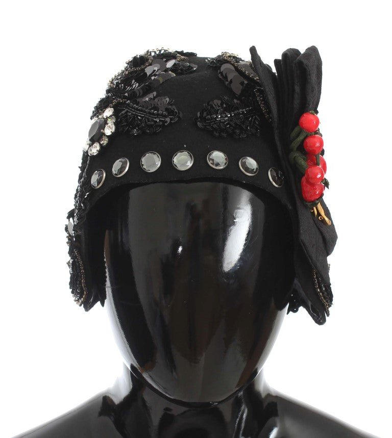 Headband with beads and red berries