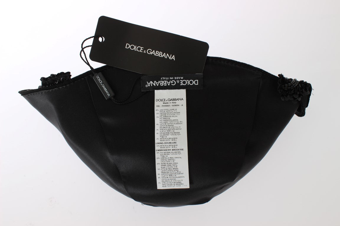 Black bag with white tag on top