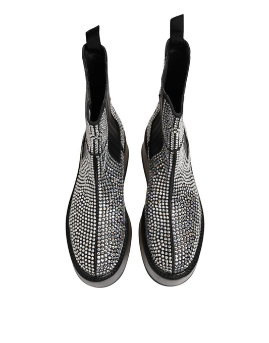 Pair of glittery women's boots