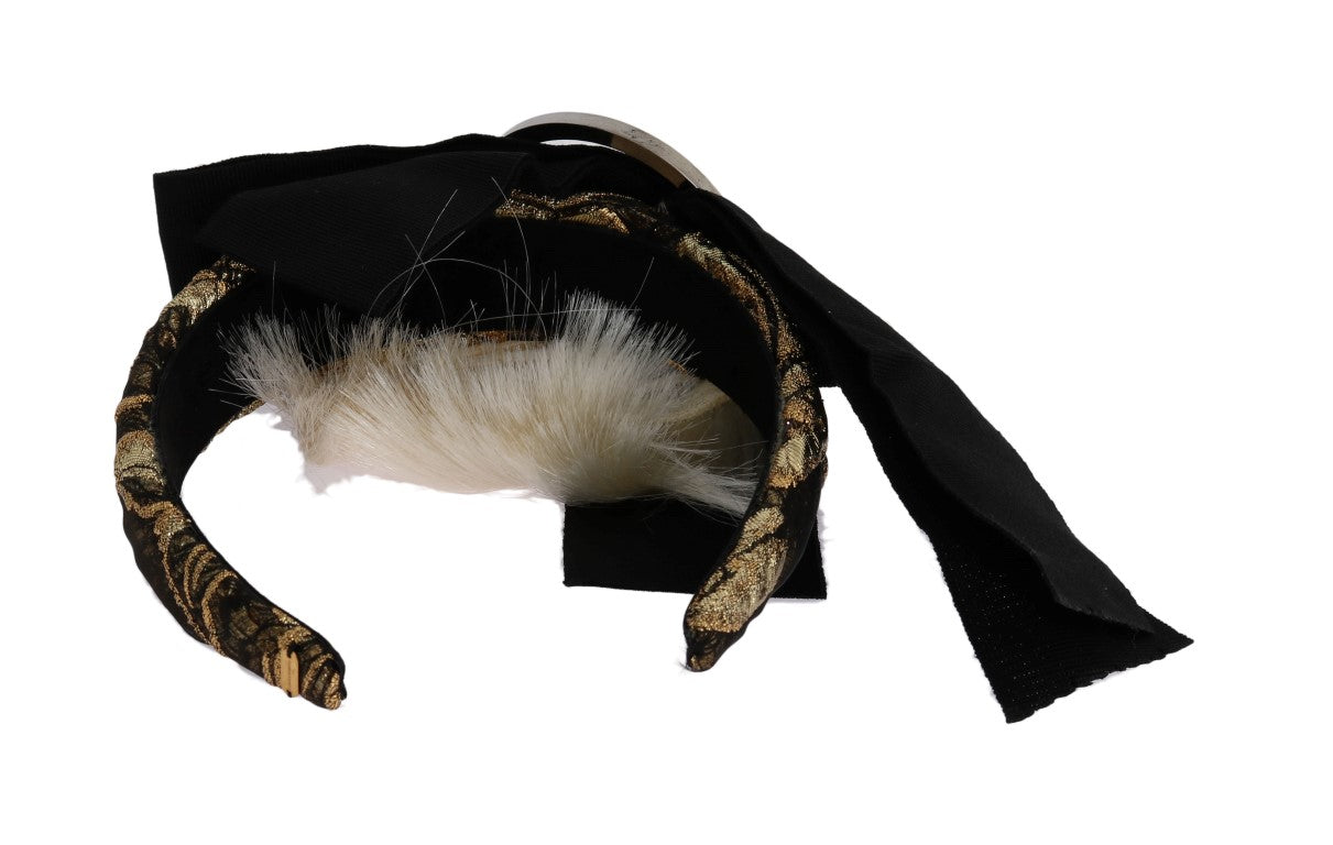 Furry hat with tassels