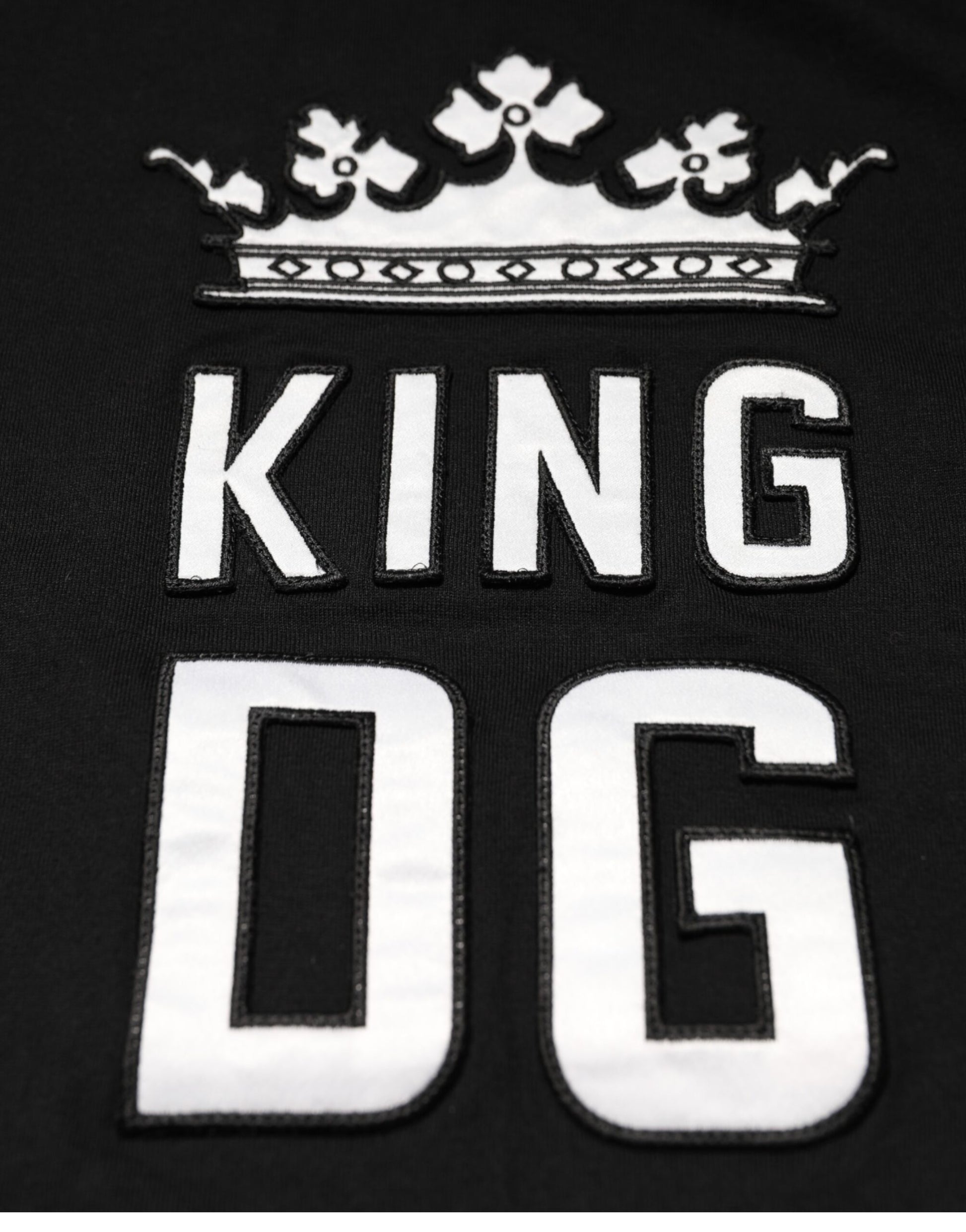 Black jersey with white lettering reading "KING DG"