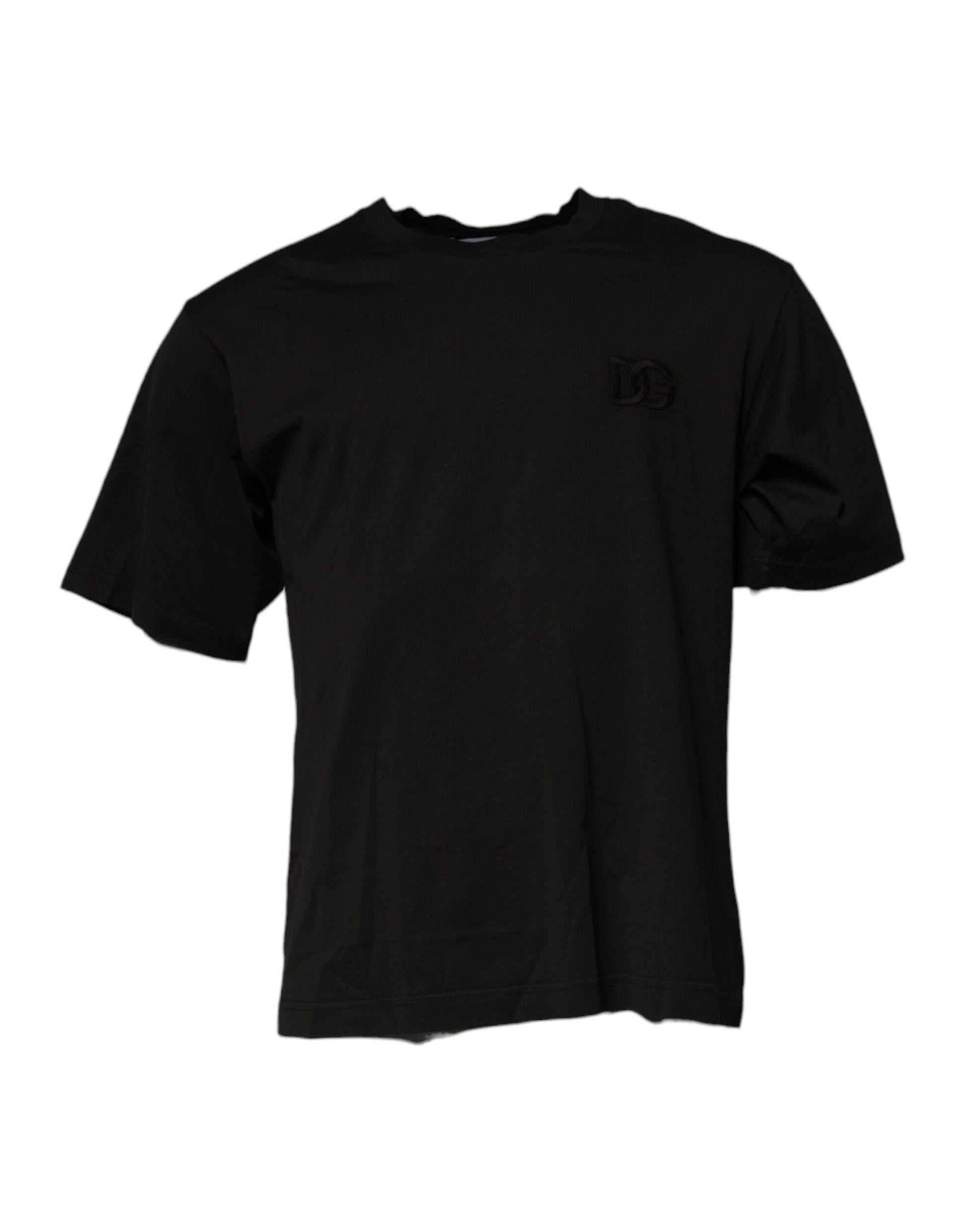 Black t-shirt on hanger
