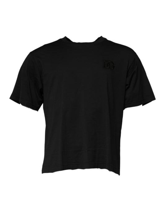 Black t-shirt on hanger