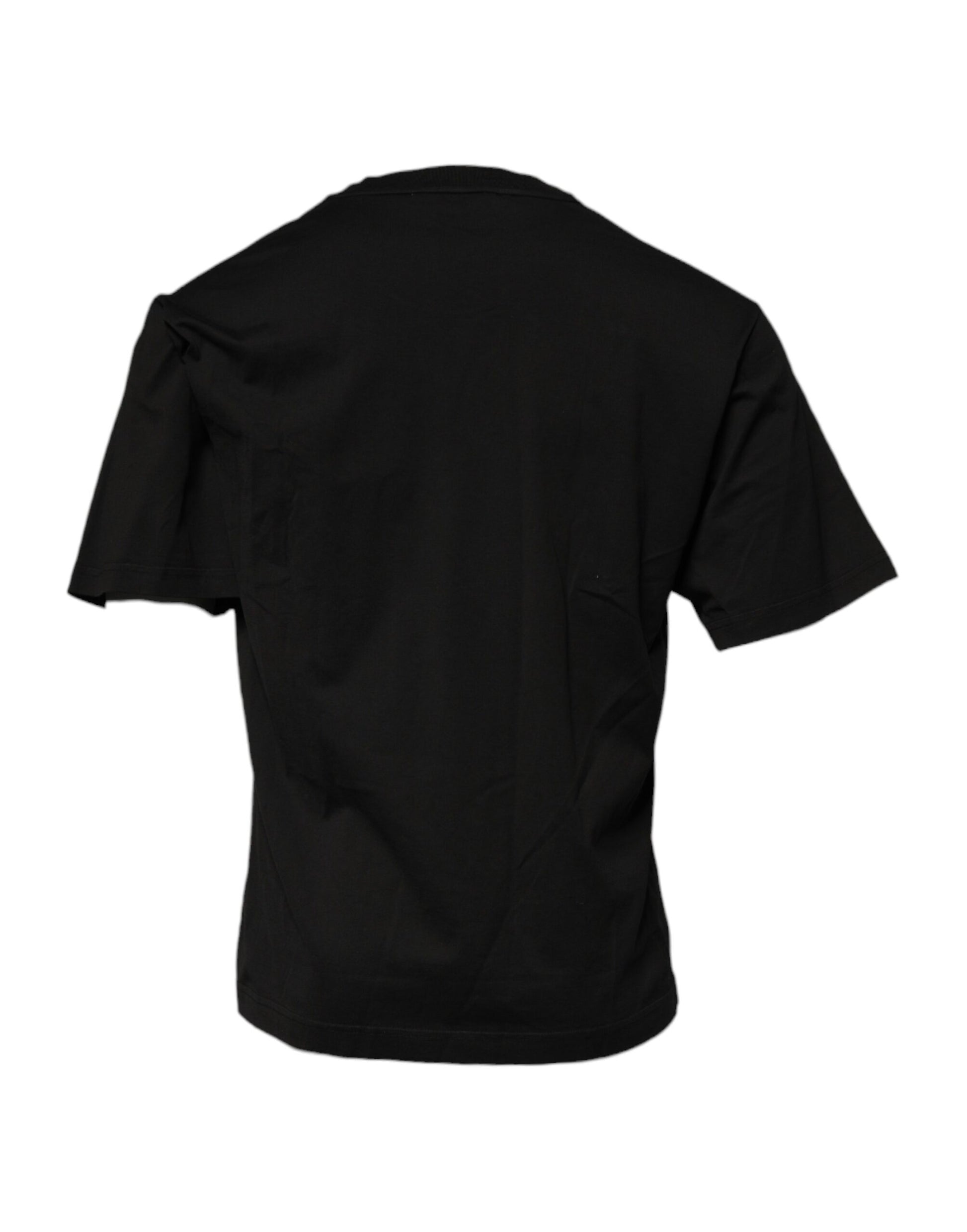 Black t-shirt on hanger