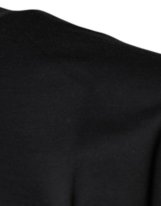 Black fabric with a seam on the side