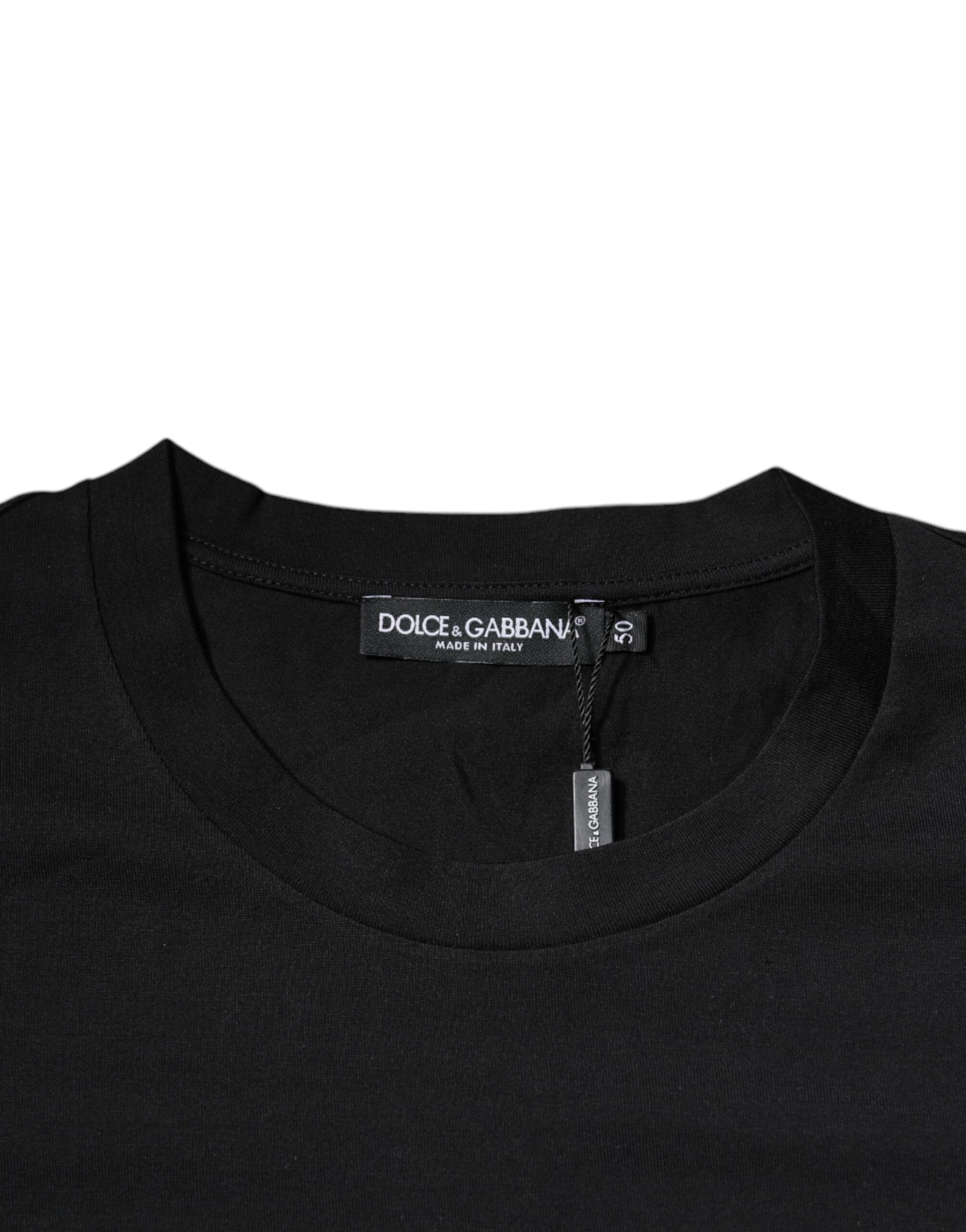 Black turtleneck shirt on hanger