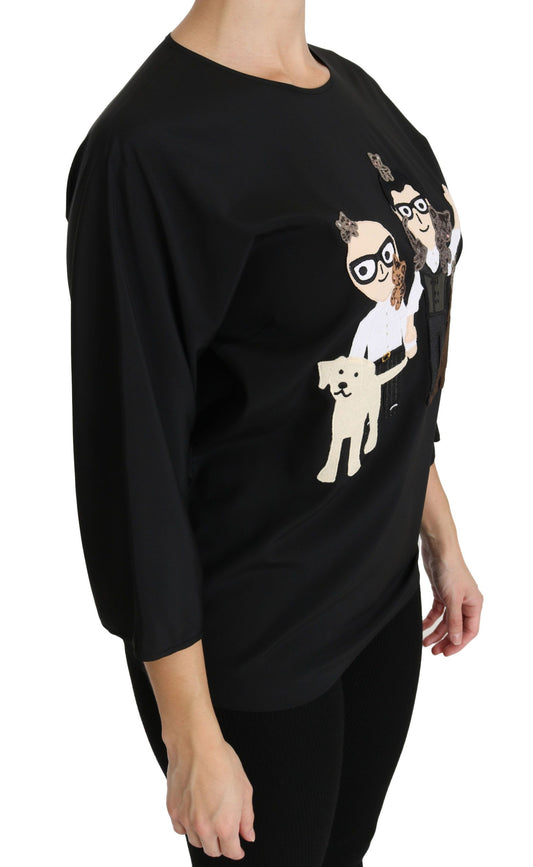 Long sleeve shirt with graphic design on front