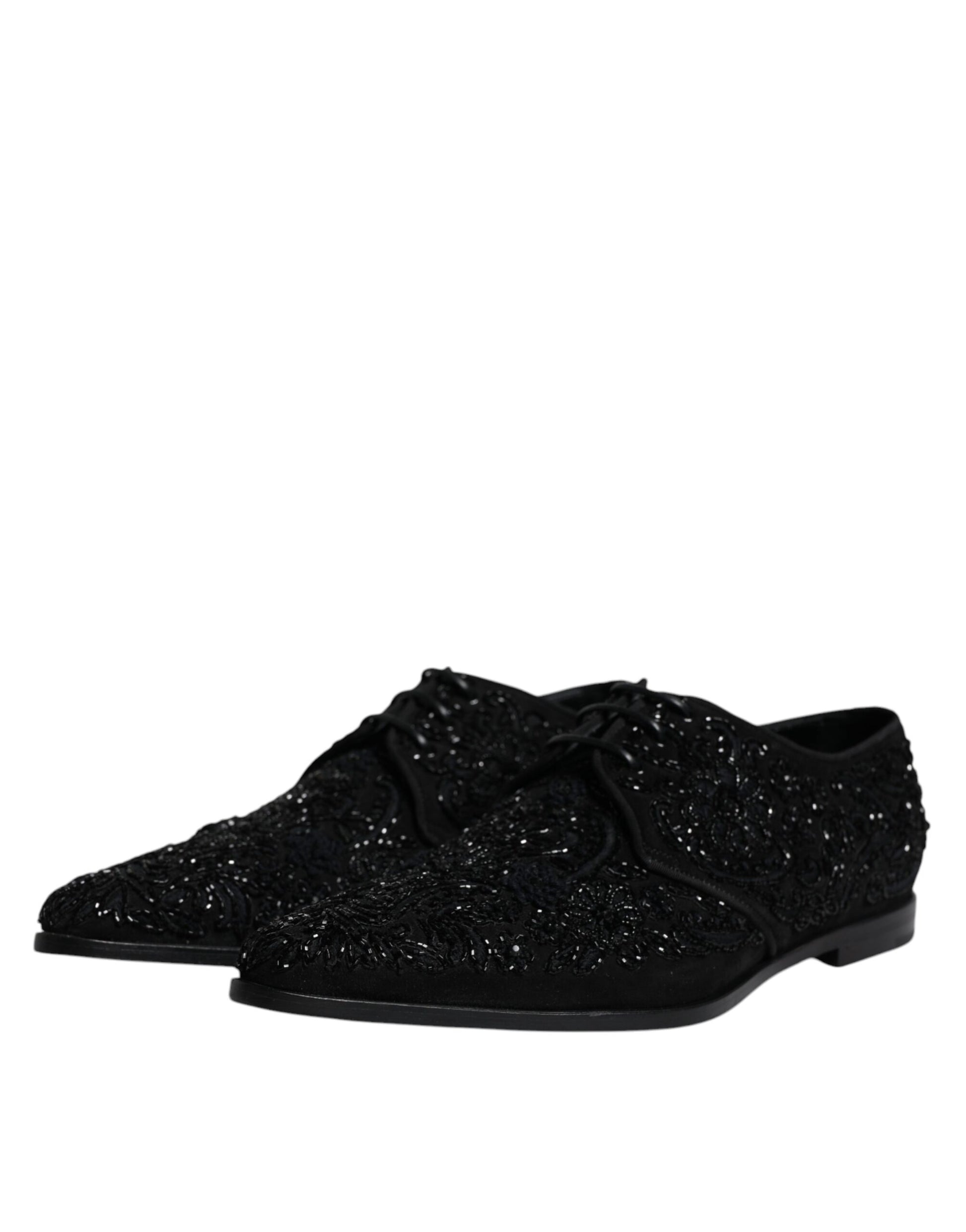 Black glittery shoes with black laces
