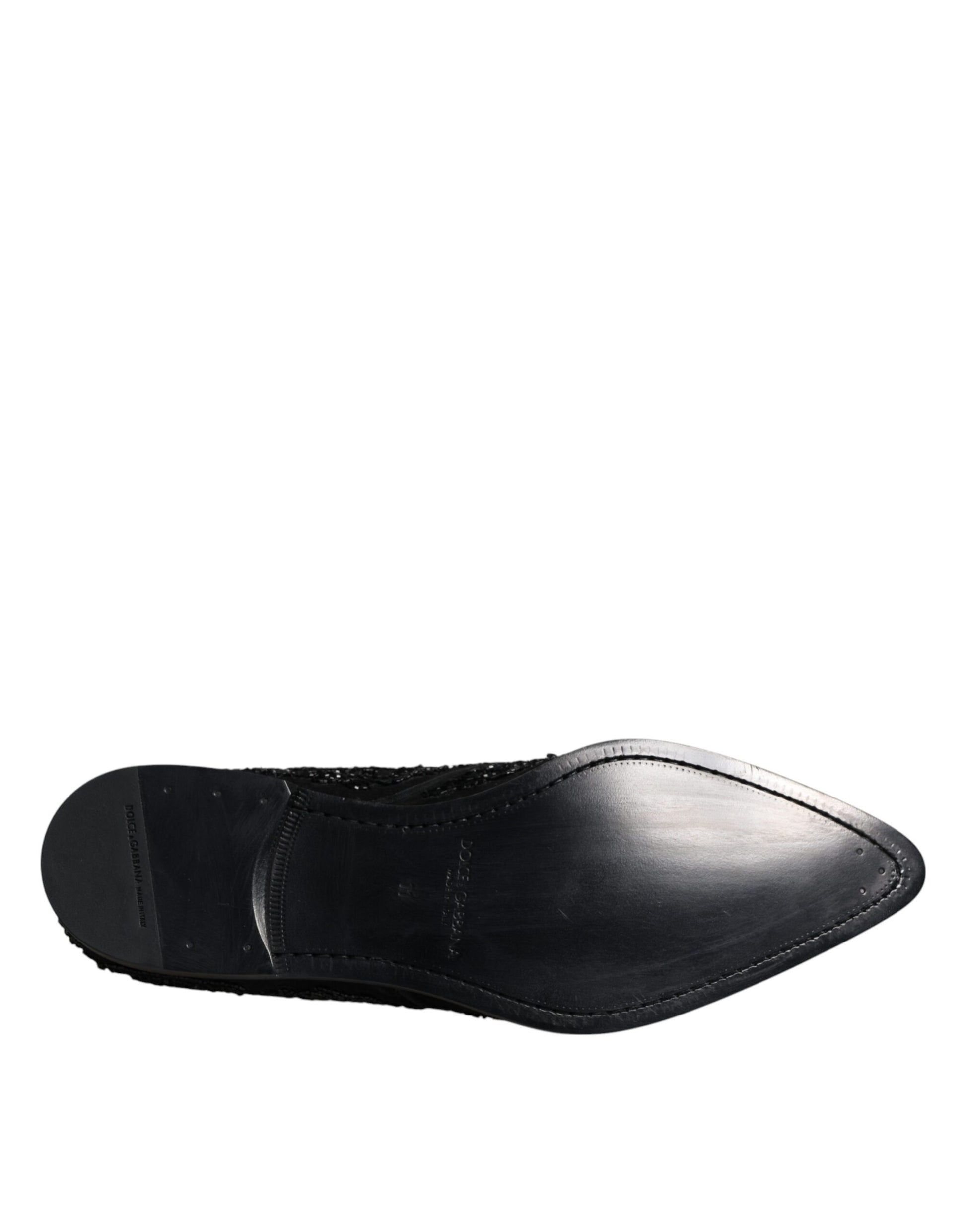 Black shoe on a white background