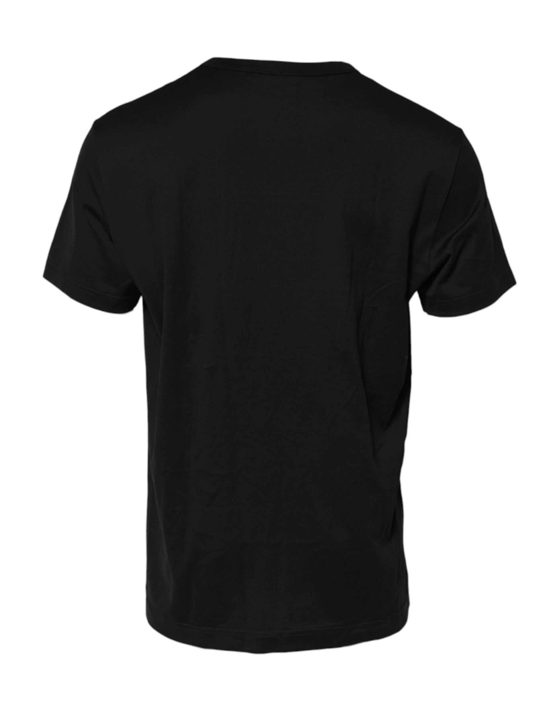 Black t-shirt on hanger