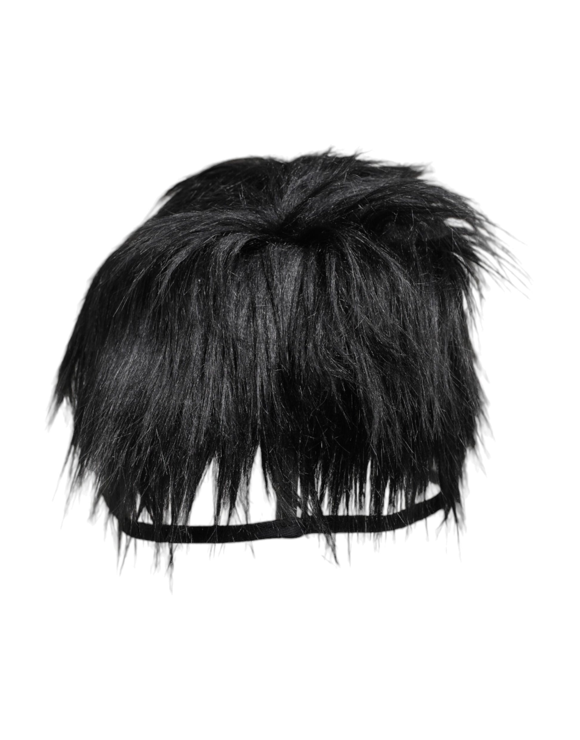 Black wig with long hair