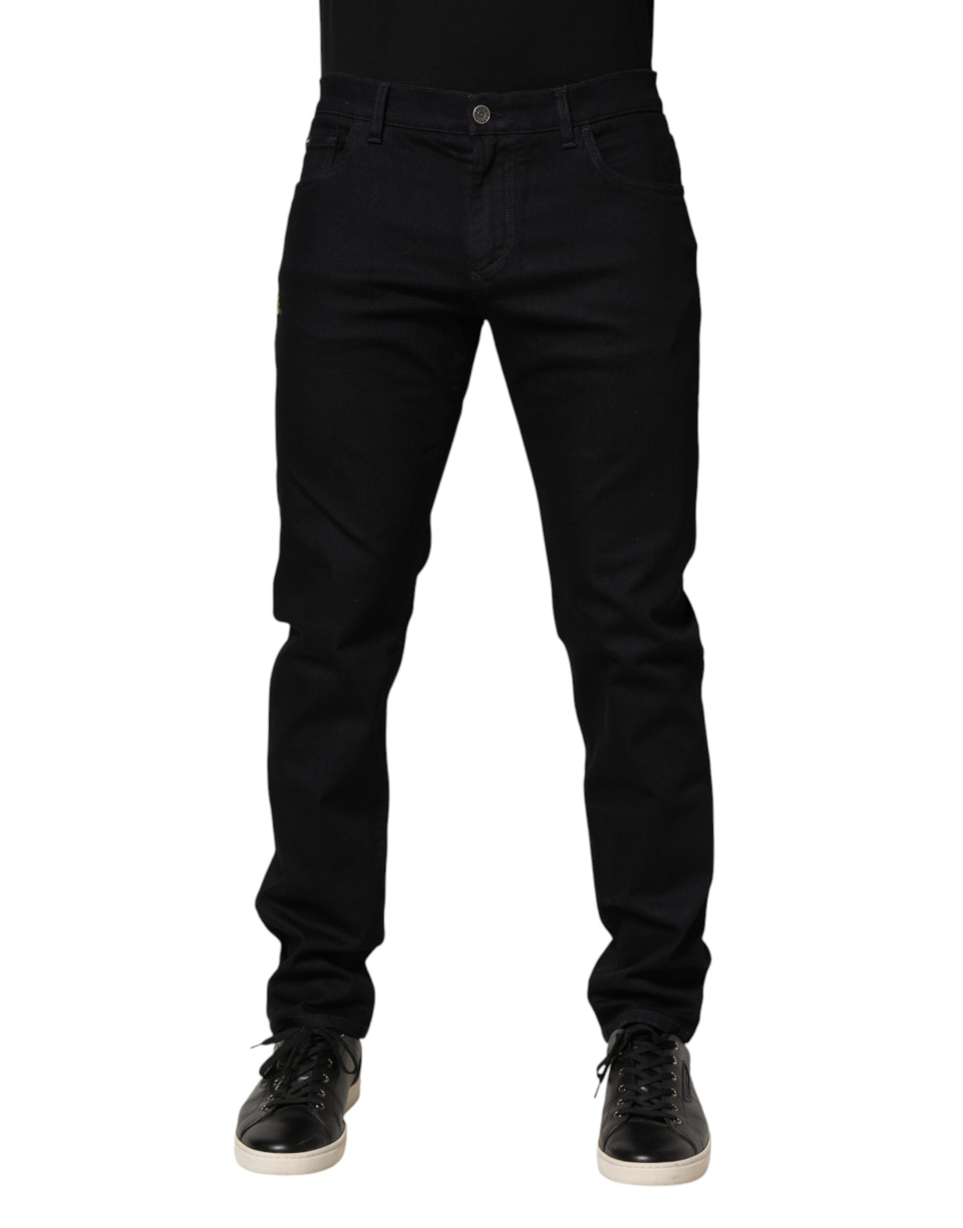 Pair of black jeans on a mannequin