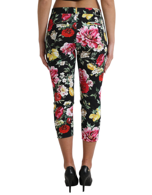 Pair of floral print leggings