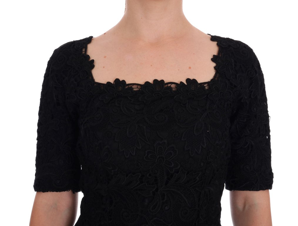 Black lace sleeveless top