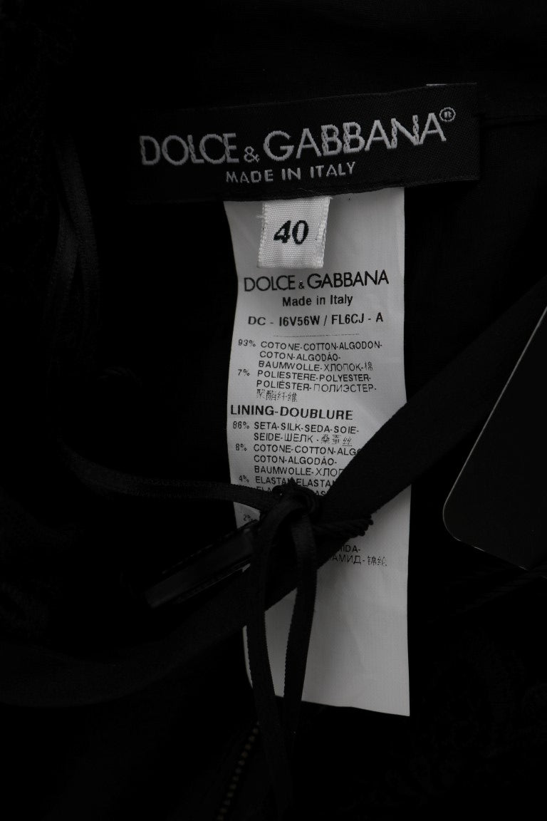 Tag on a garment indicating brand and size