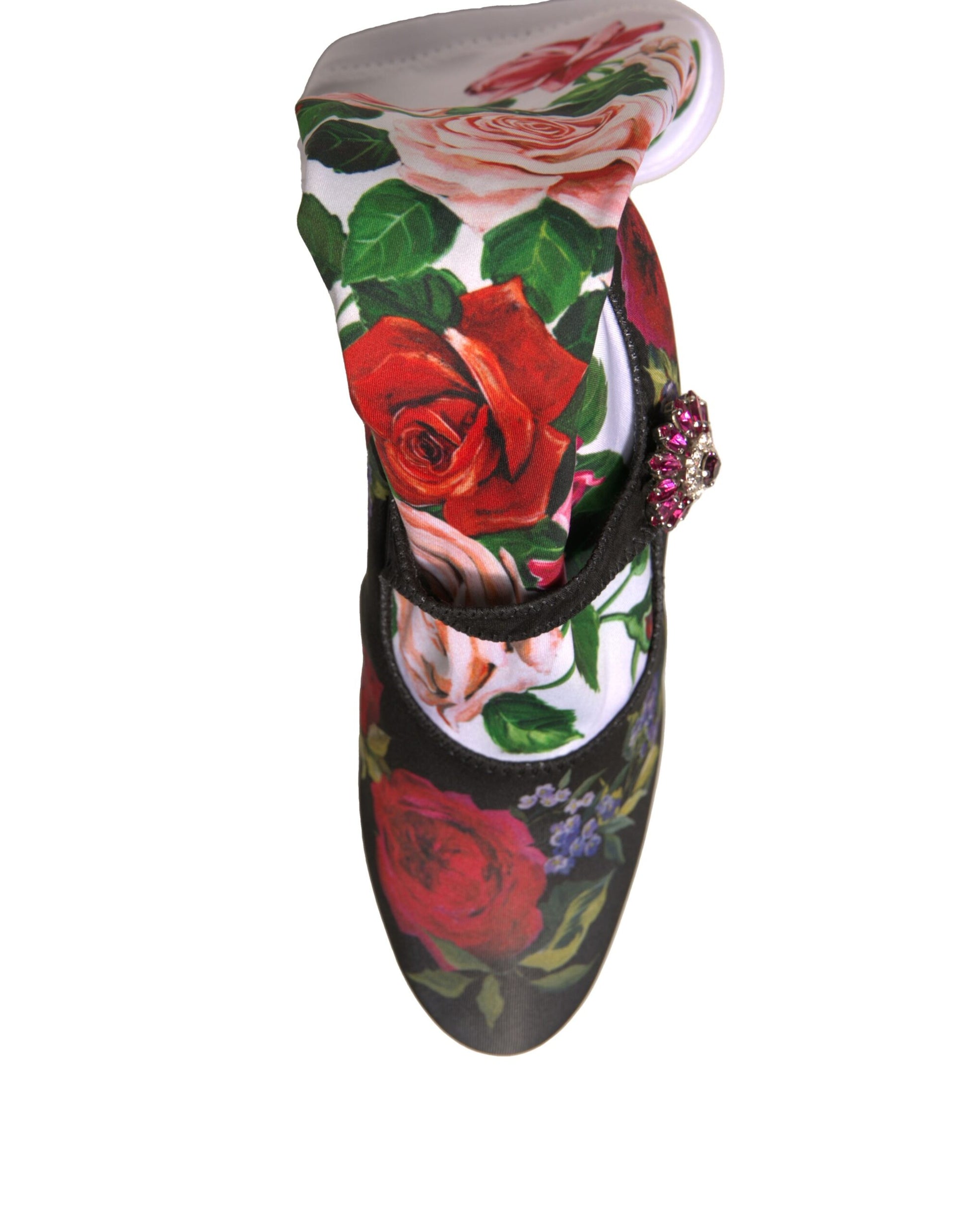 Floral patterned women's shoe