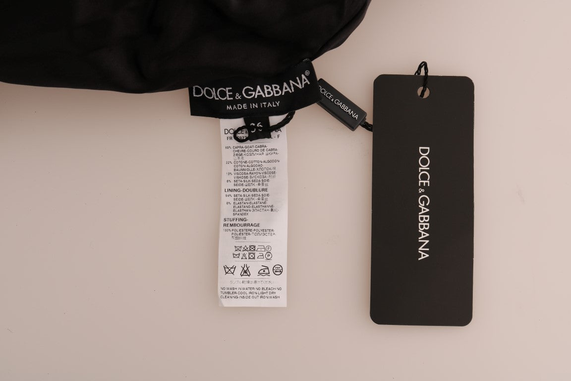 Tag on a black garment bag