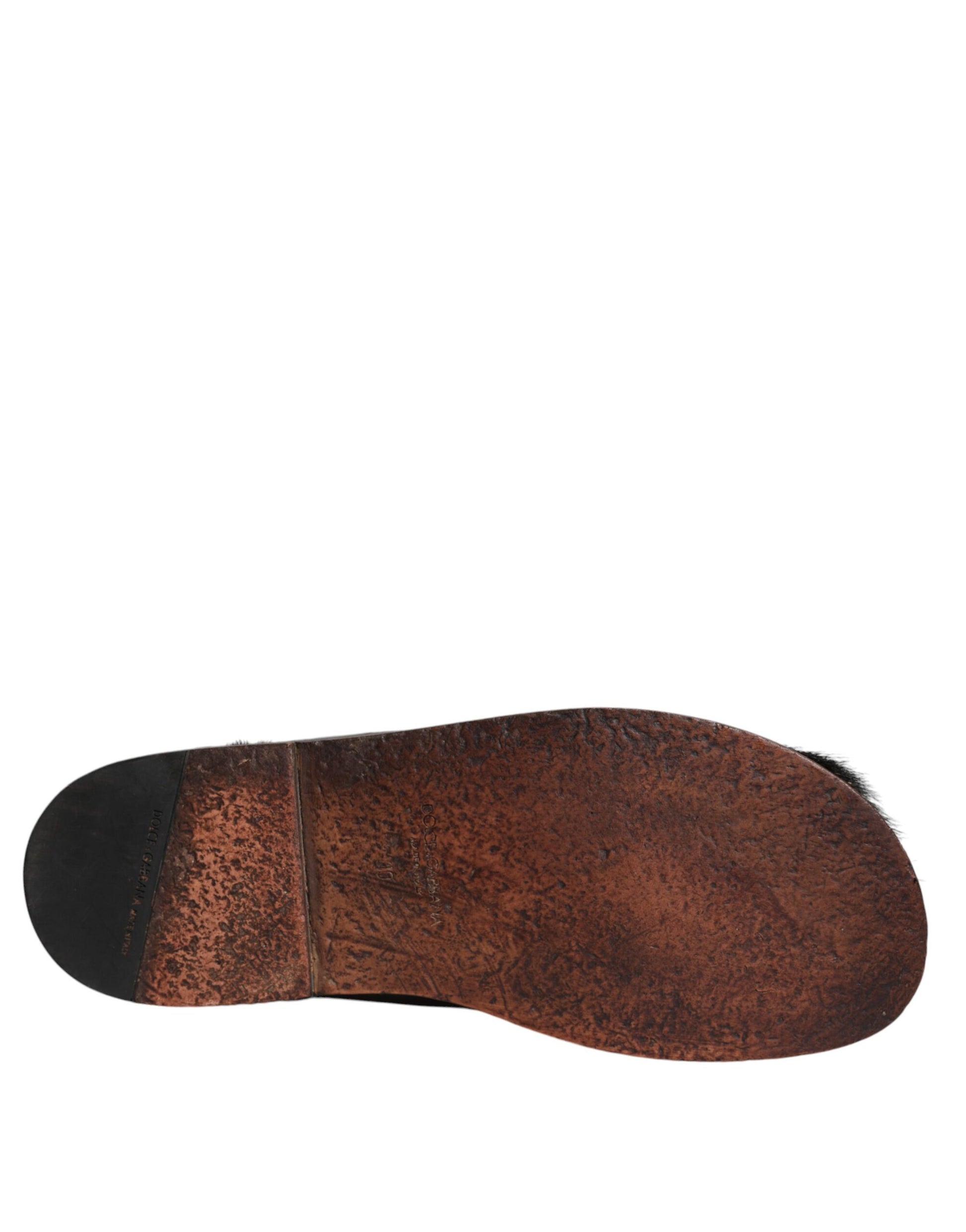 Brown shoe sole on white background