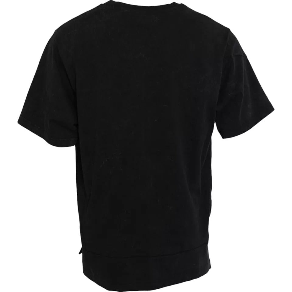 Black velvet shirt on hanger