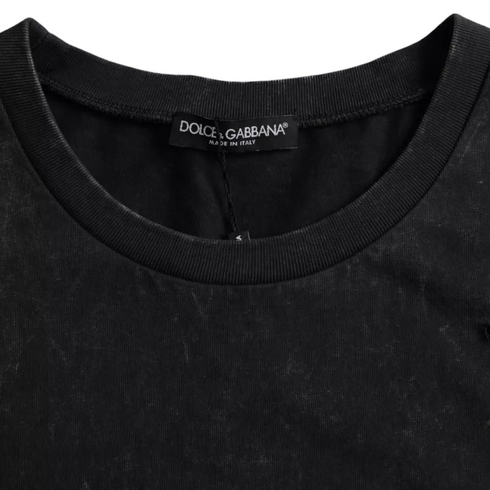 Black turtleneck sweater with brand tag