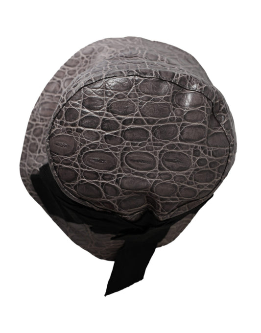 Crocodile skin handbag