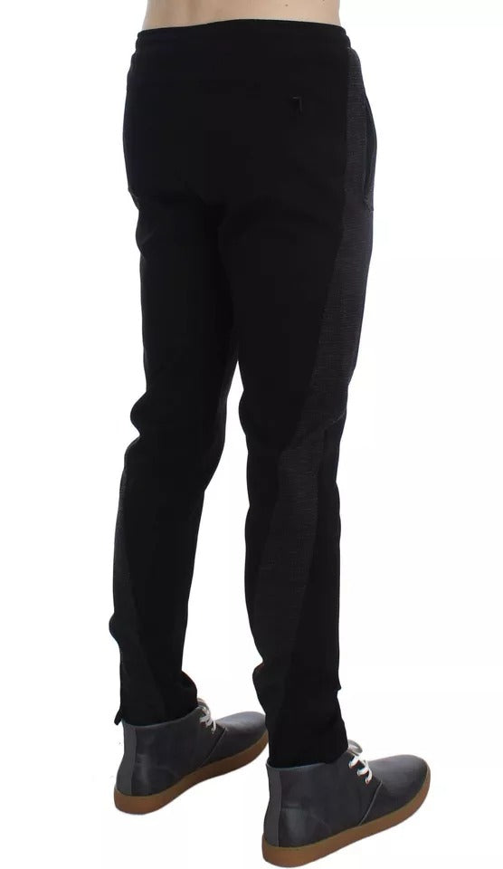 Pair of black leggings on a mannequin