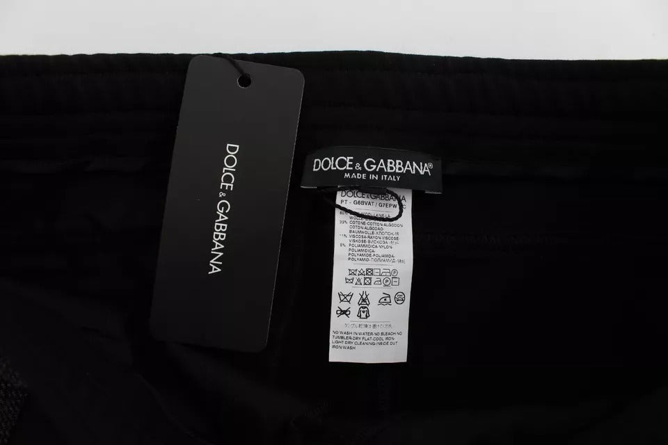 Black tag on garment
