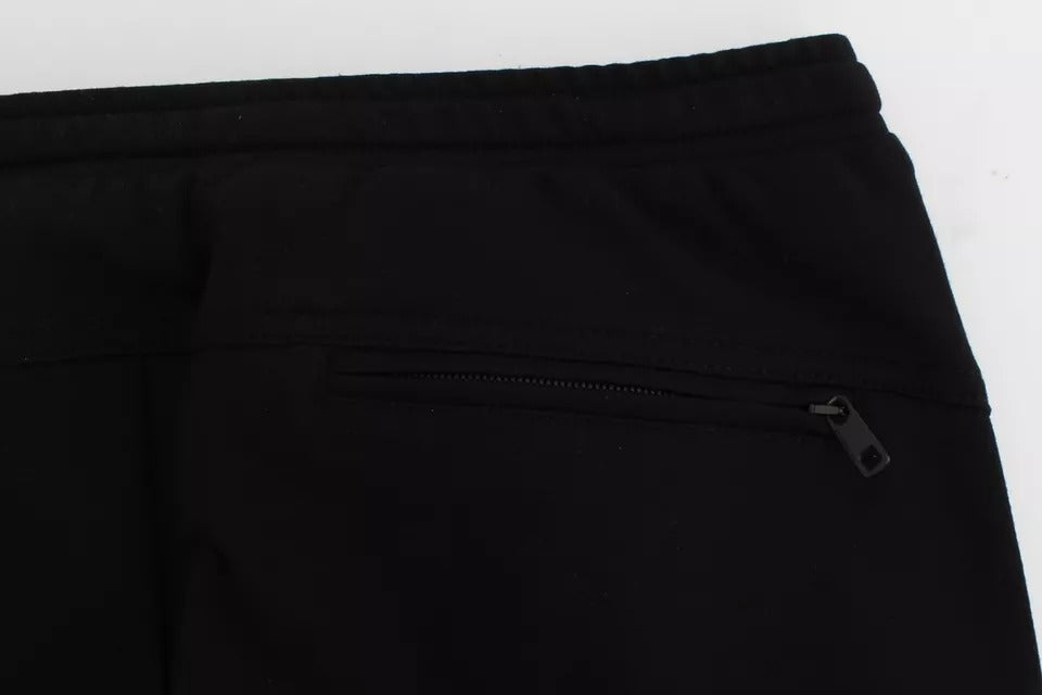 Black pants with zipper on front