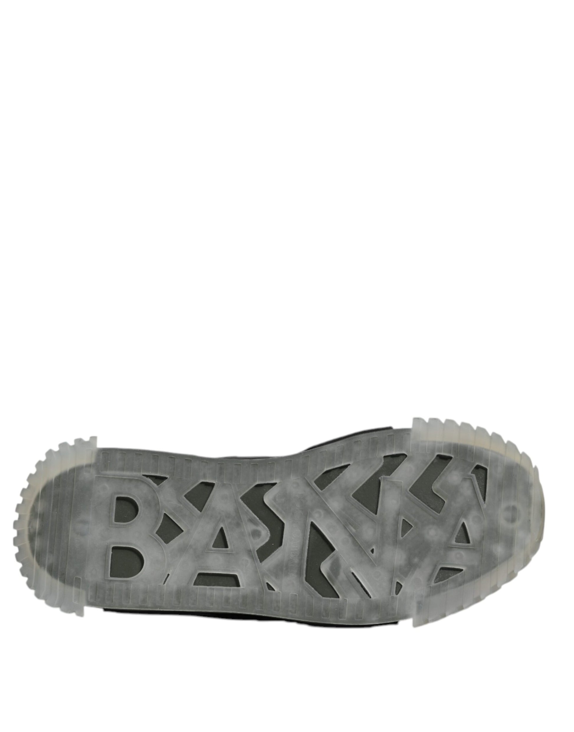 Shoe with the word BASKA on it