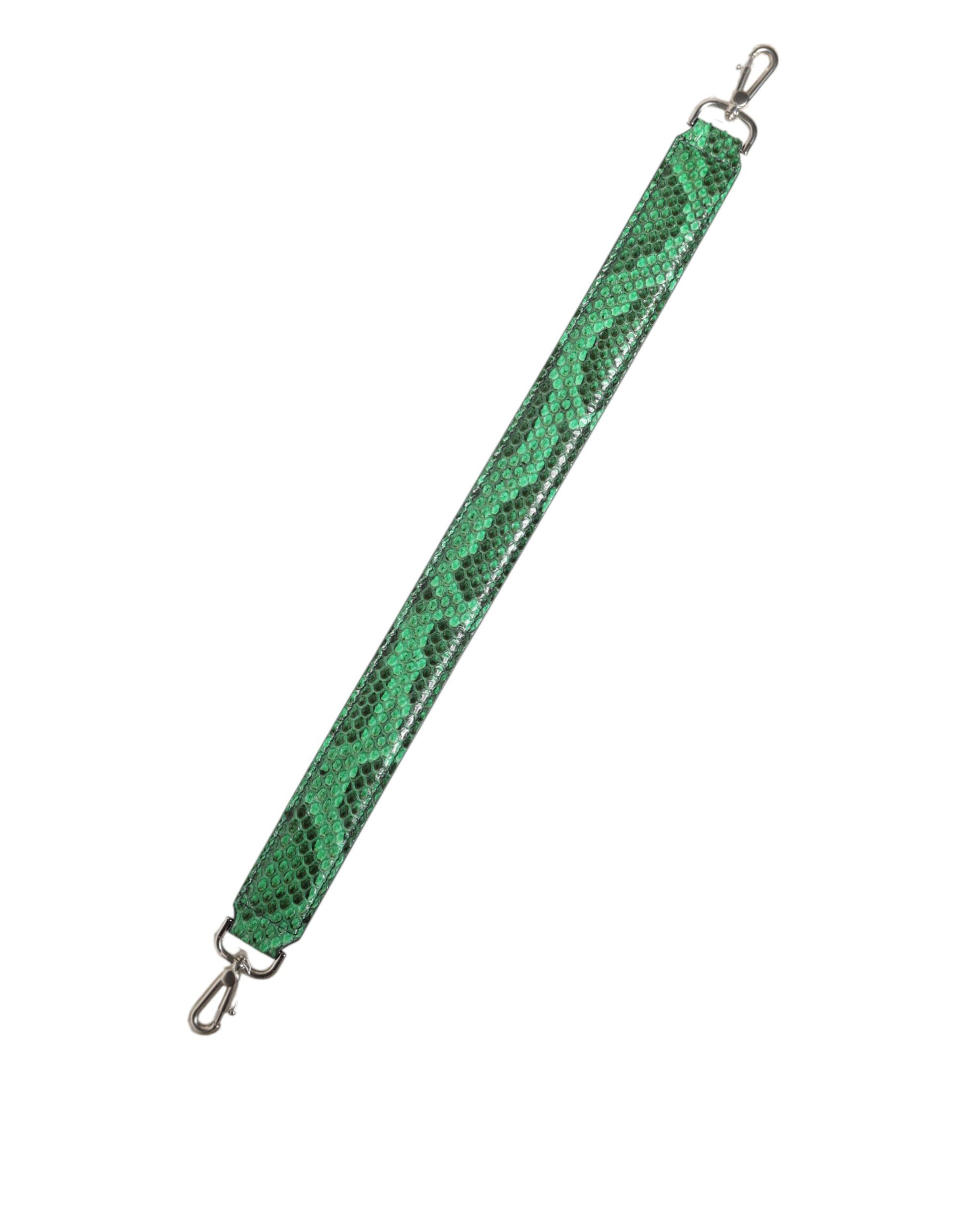 Green beaded bracelet on a silver chain