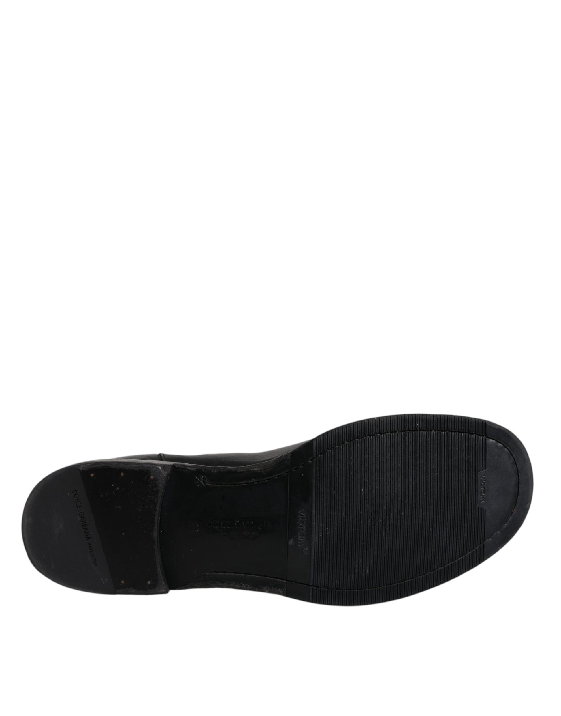 Black shoe on white background