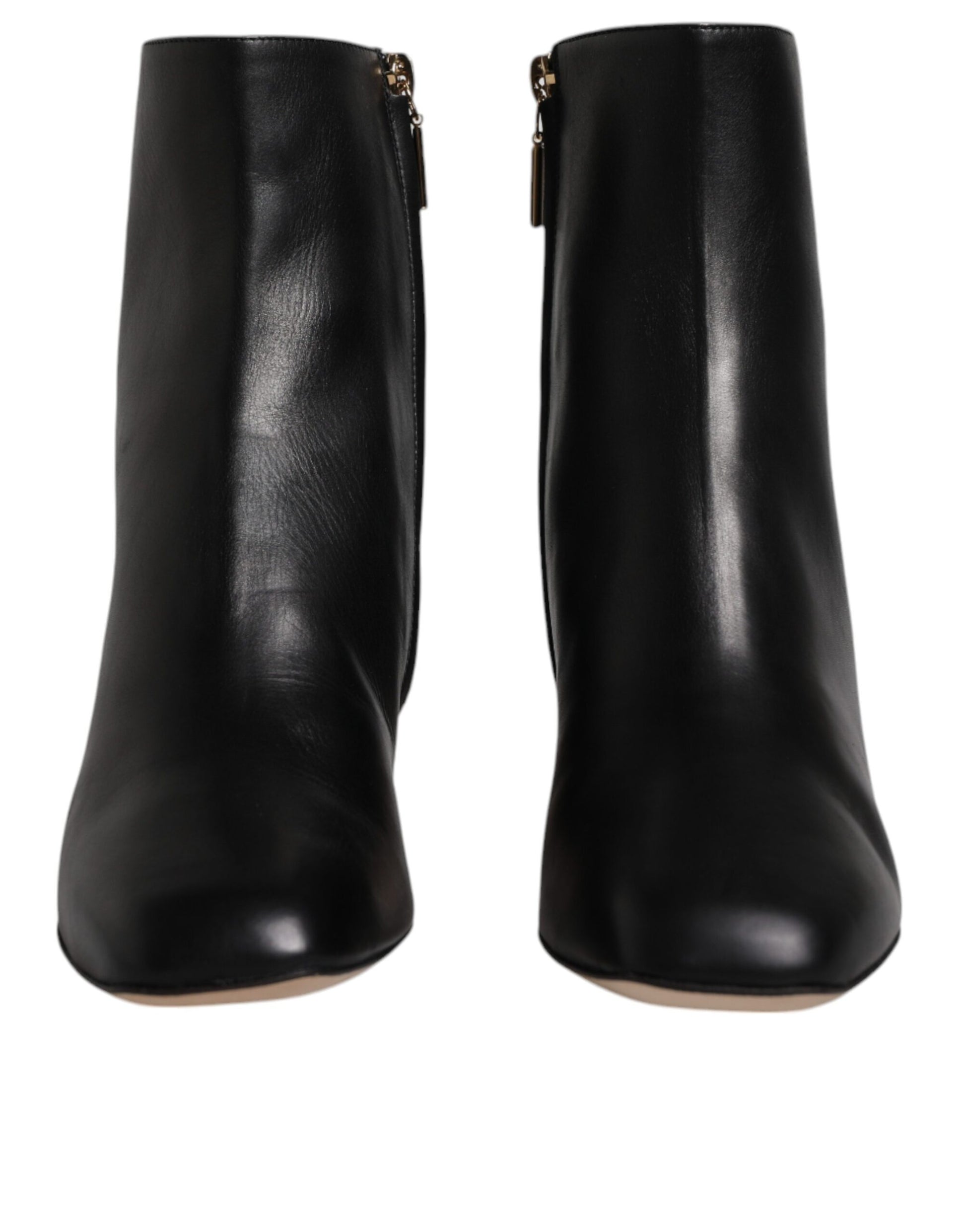Pair of black leather boots