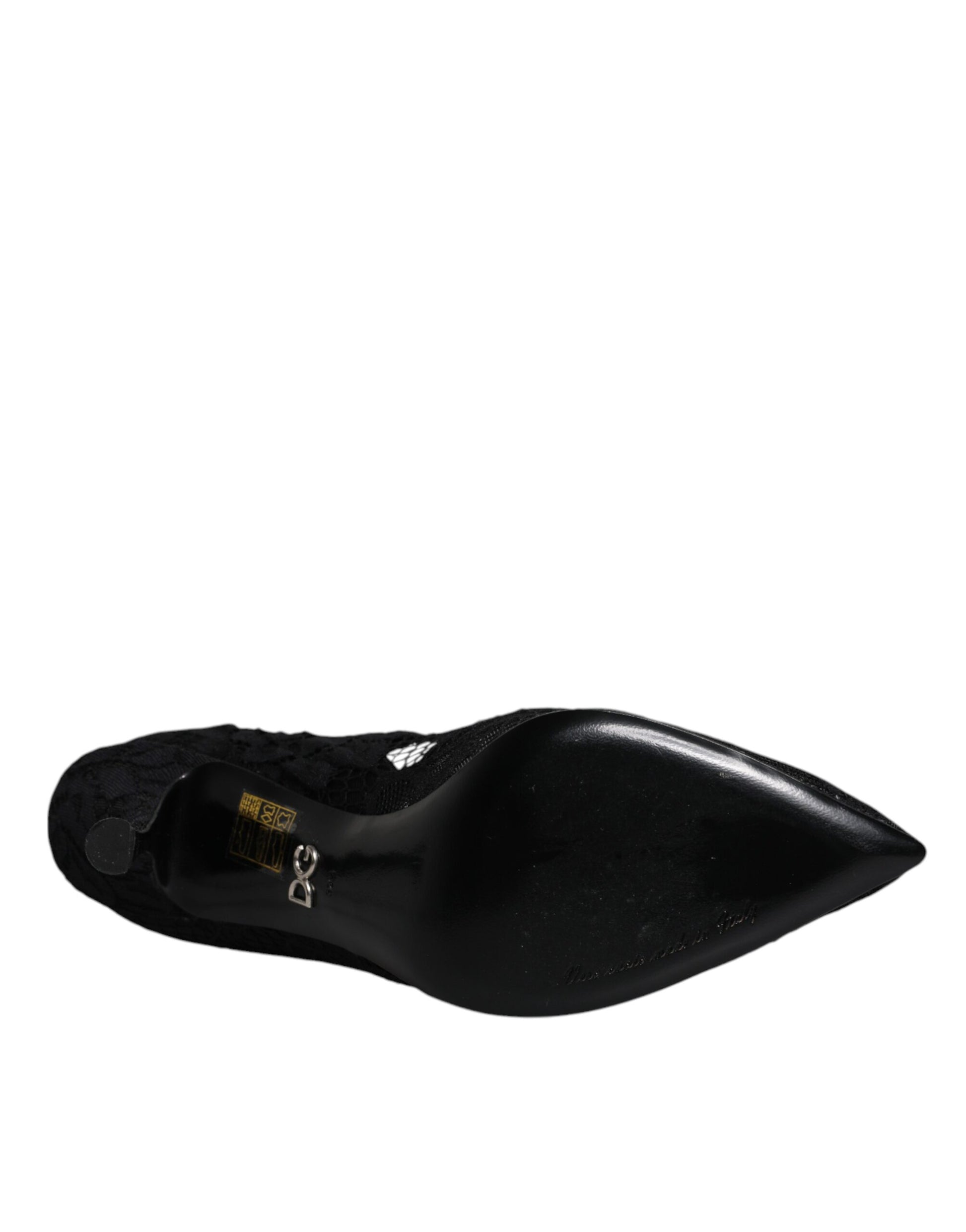 Black shoe on white background