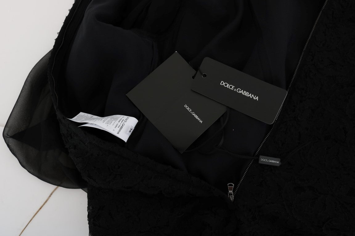 Black garment with tags inside