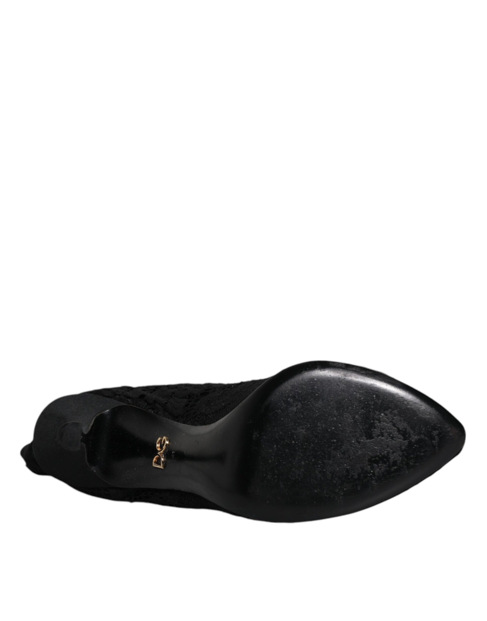 Black shoe on white background