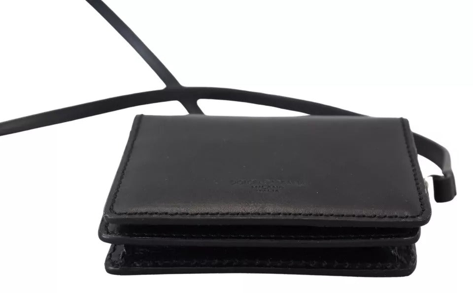 Black leather case for electronic device