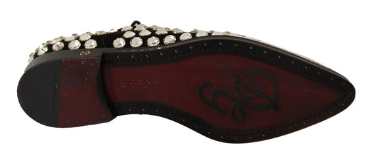 A single shoe against a neutral background. It appears to be a women's flat with a pointed toe and a strap across the top
