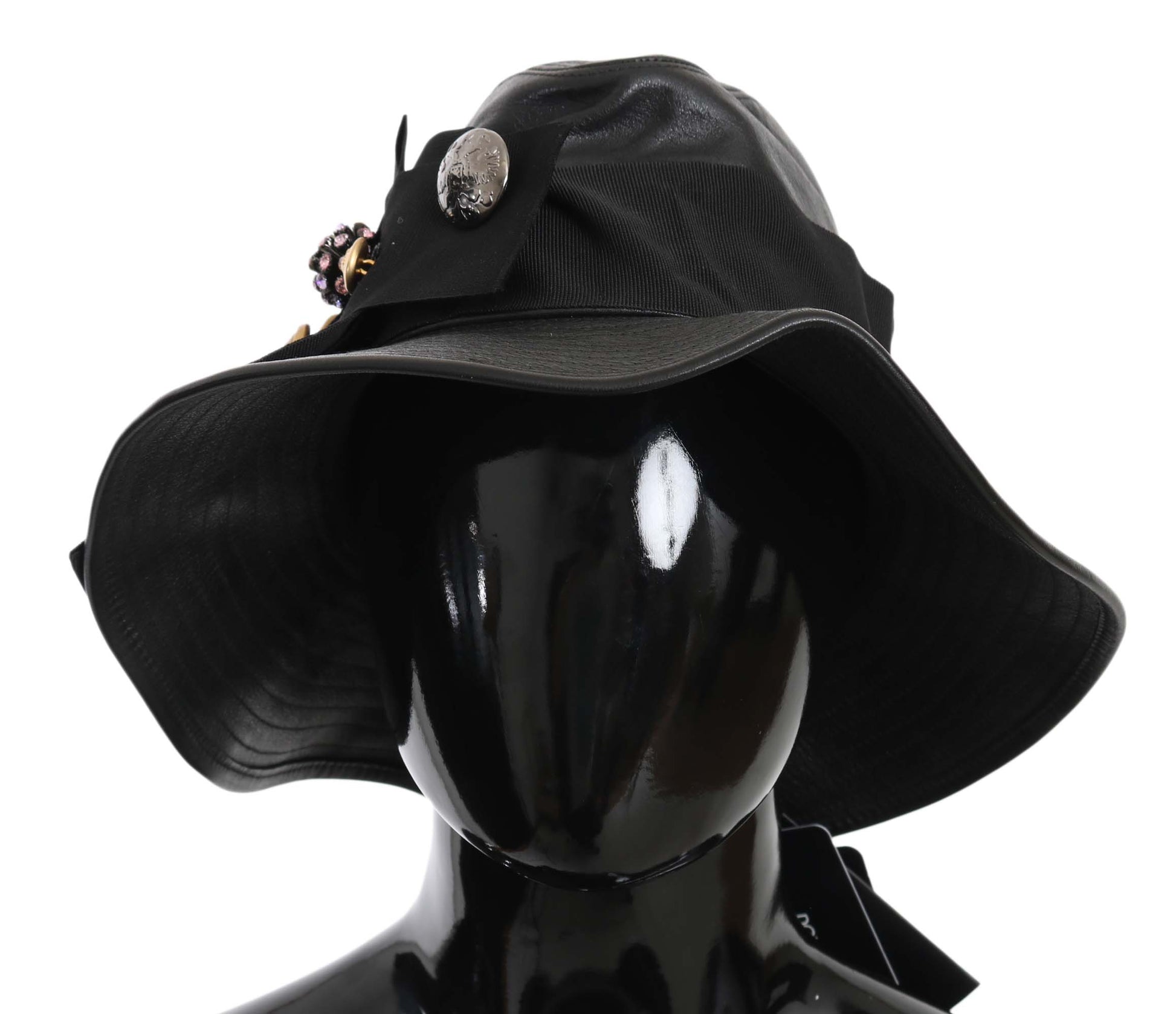 Black hat on mannequin head