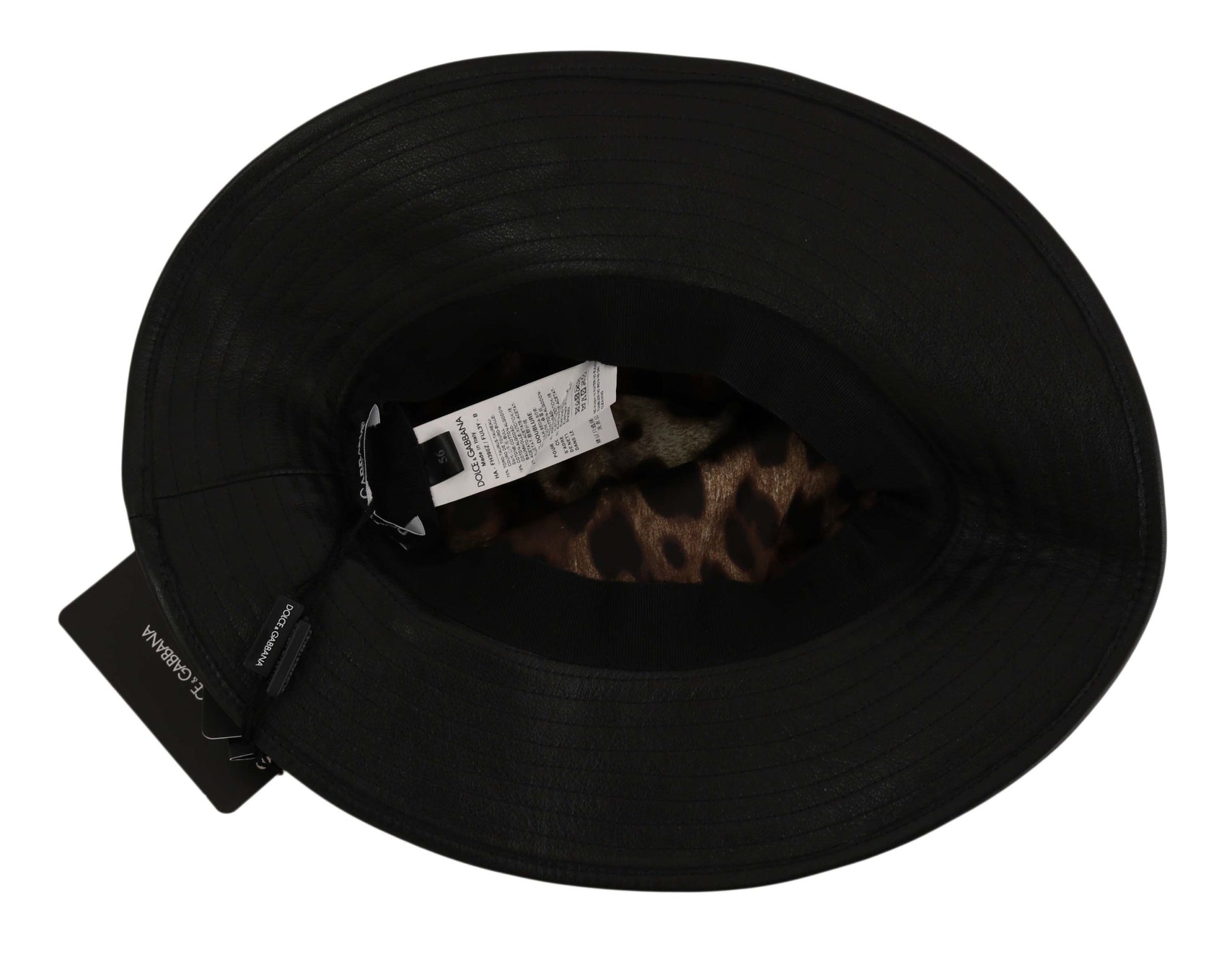 Black belt with a label inside