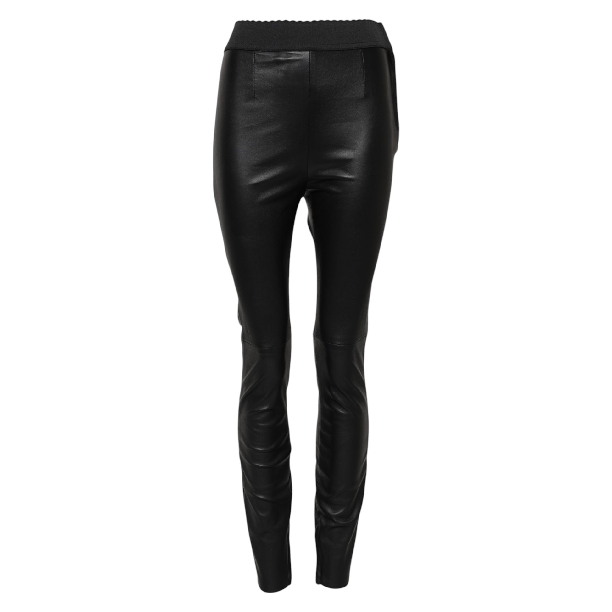 Black leather pants