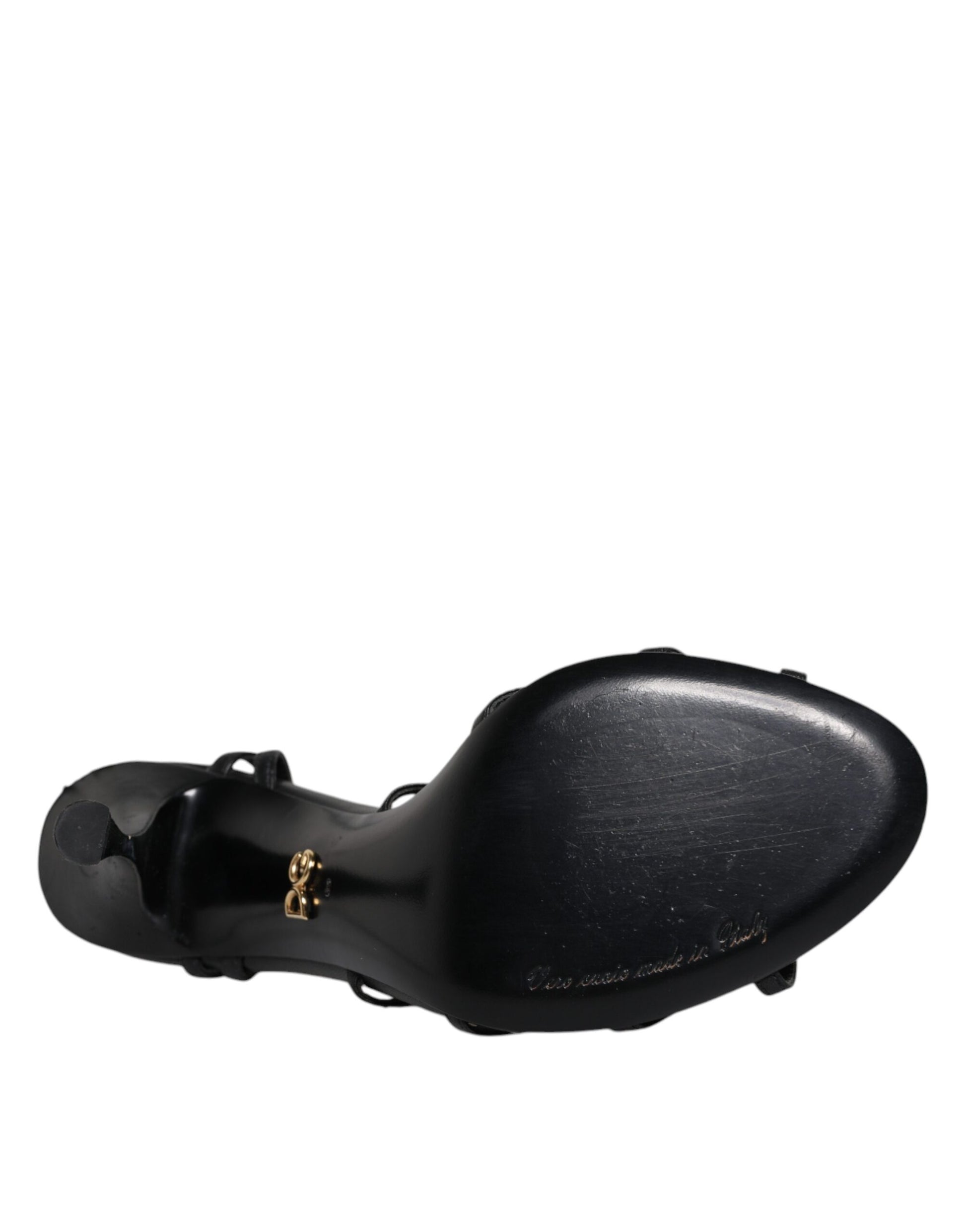 Black shoe on white background