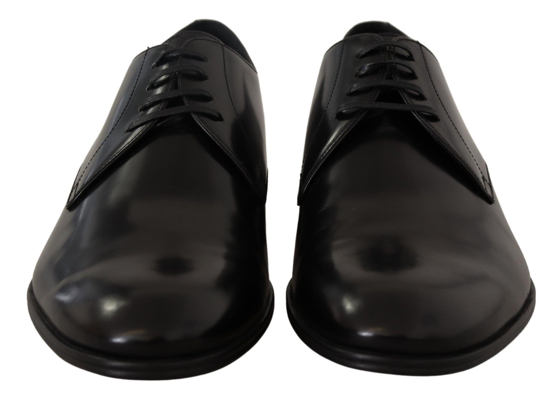 Pair of black dress shoes