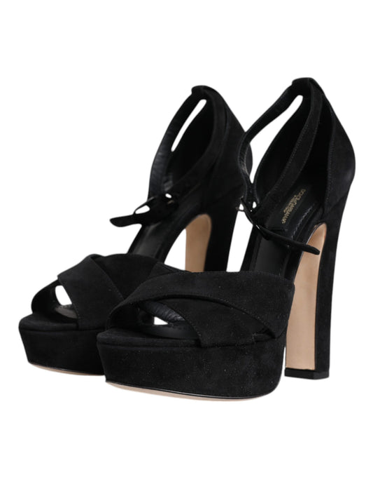 High heel shoes with glittery texture