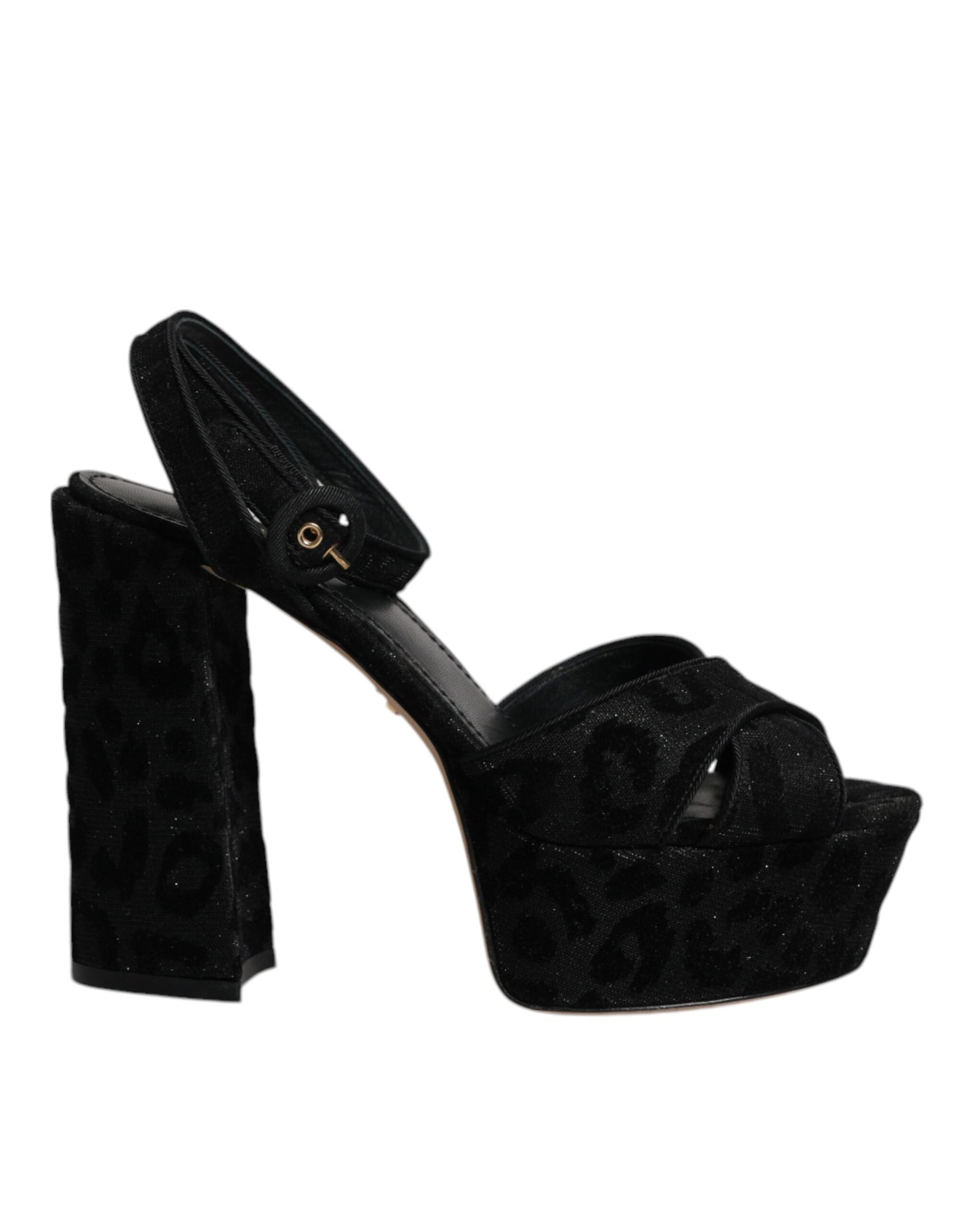 High heel shoe with stiletto heels and ankle straps