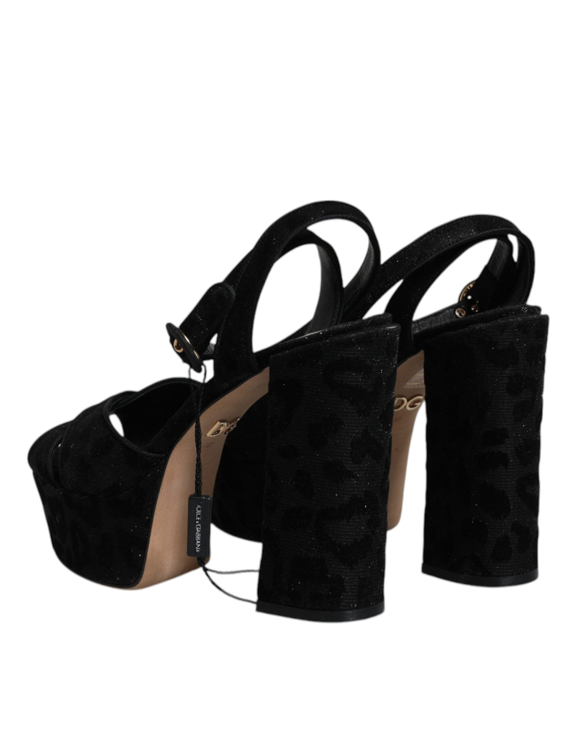 High heel shoes with embellishments on top