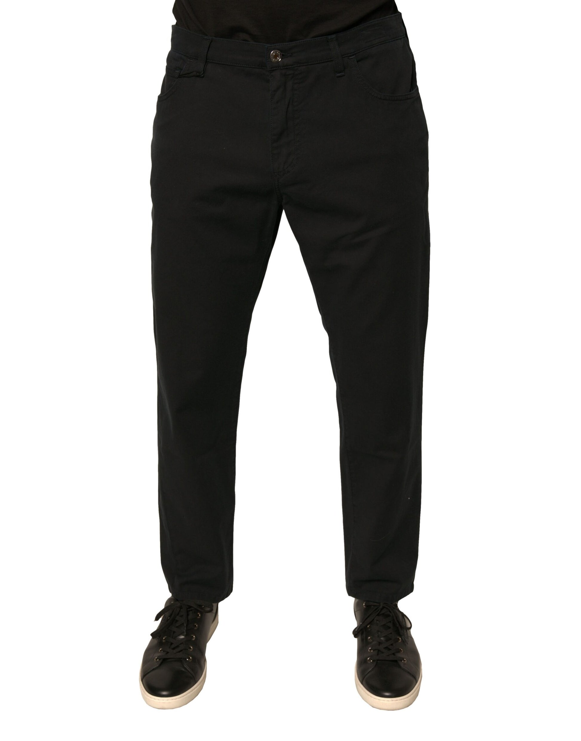 Pair of black pants on a mannequin