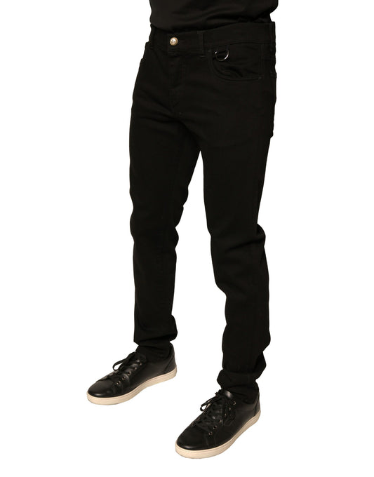 Man wearing black pants and shoes